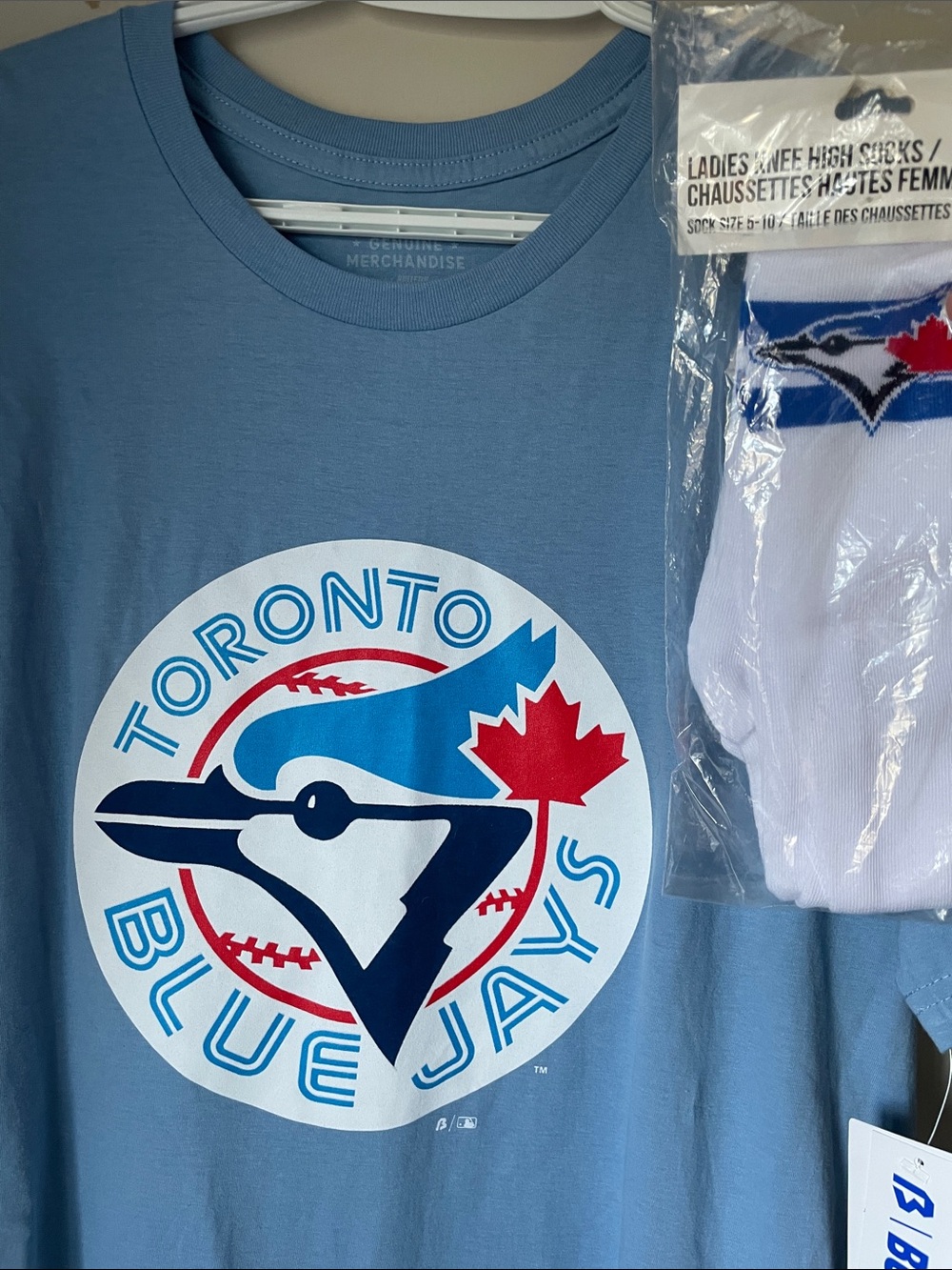 NWT Toronto Blue Jays Nightshirt with FREE socks